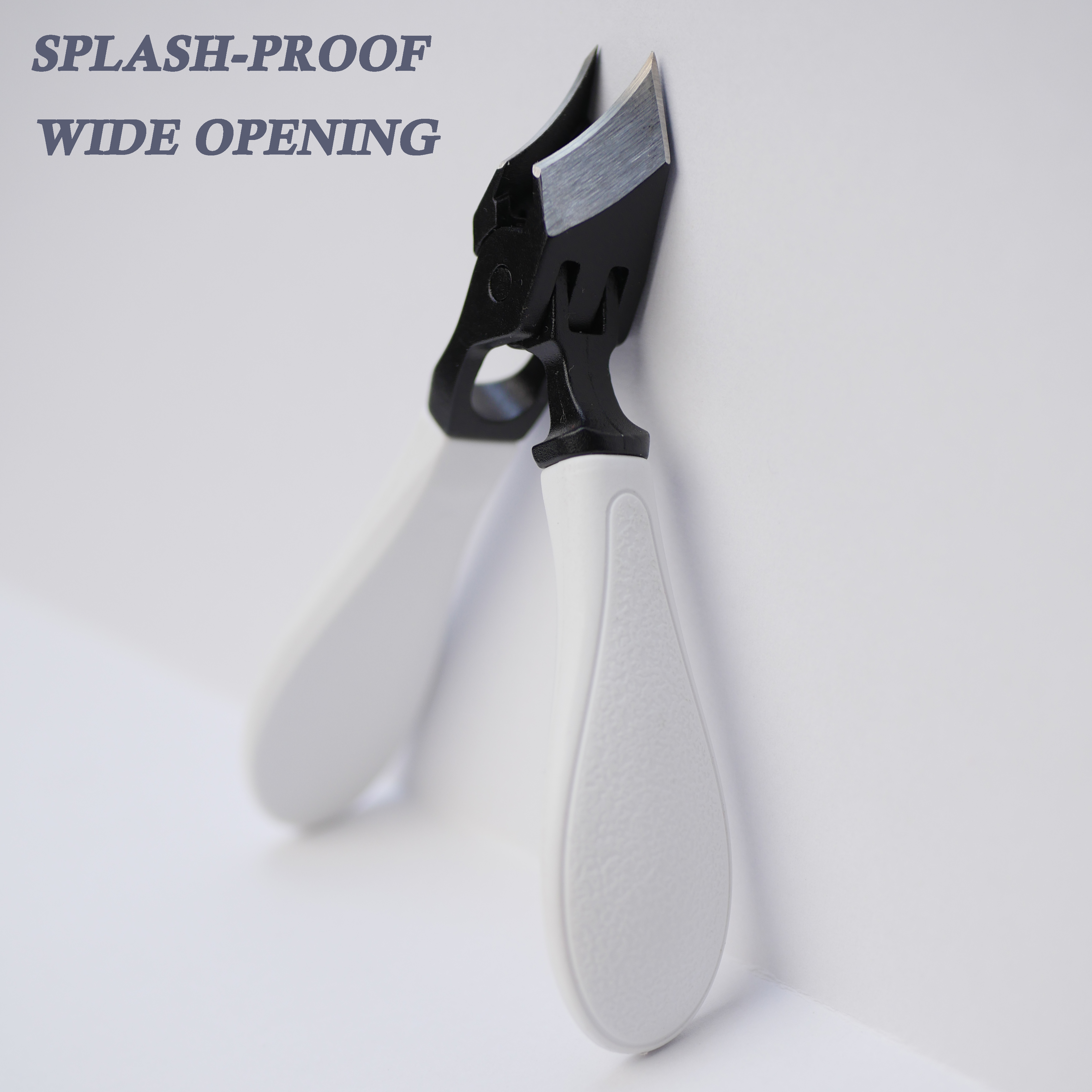 Professional Wide Jaw Slanted Nail Clipper - Heavy Duty Precision Trimmer for Thick & Ingrown Nails