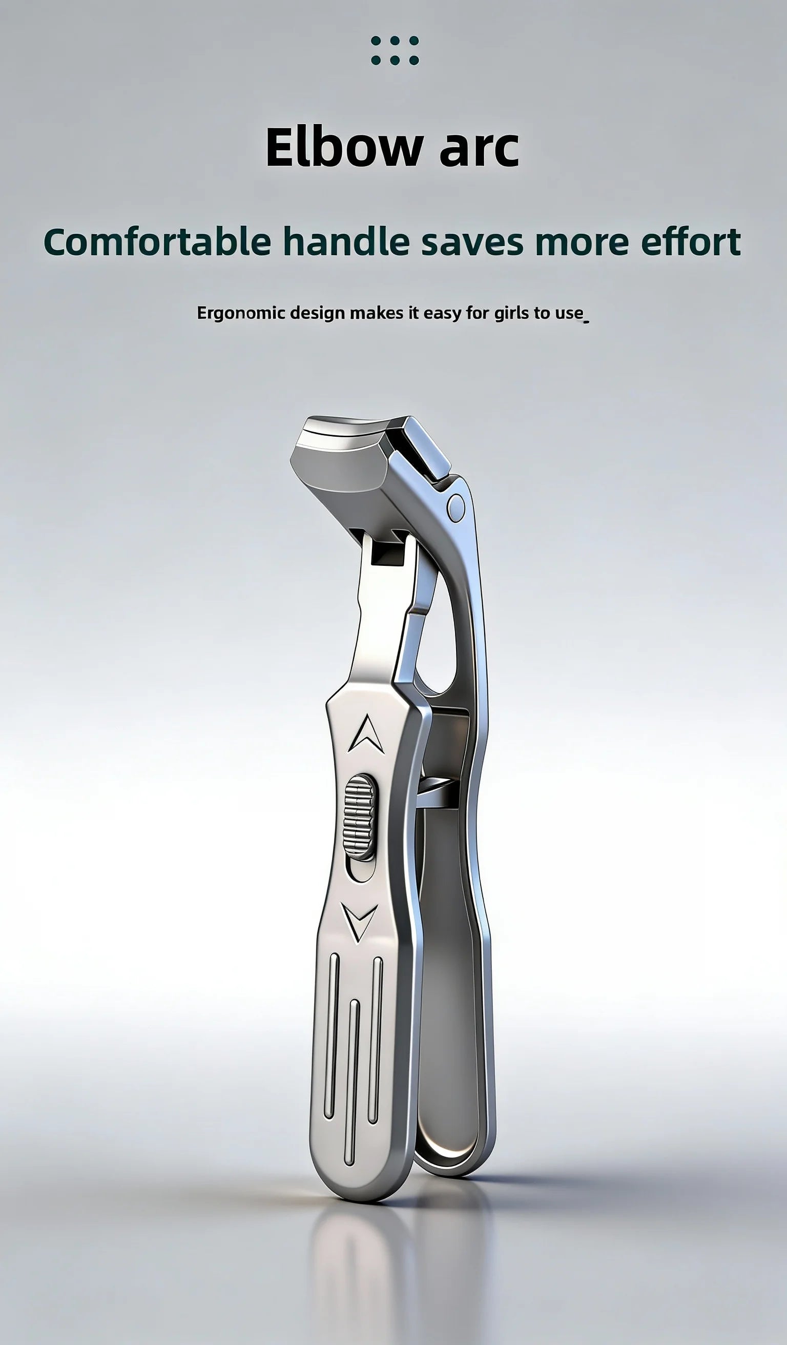Zivoy | Professional 40-Degree Angled Wide-Jaw Toenail Clipper