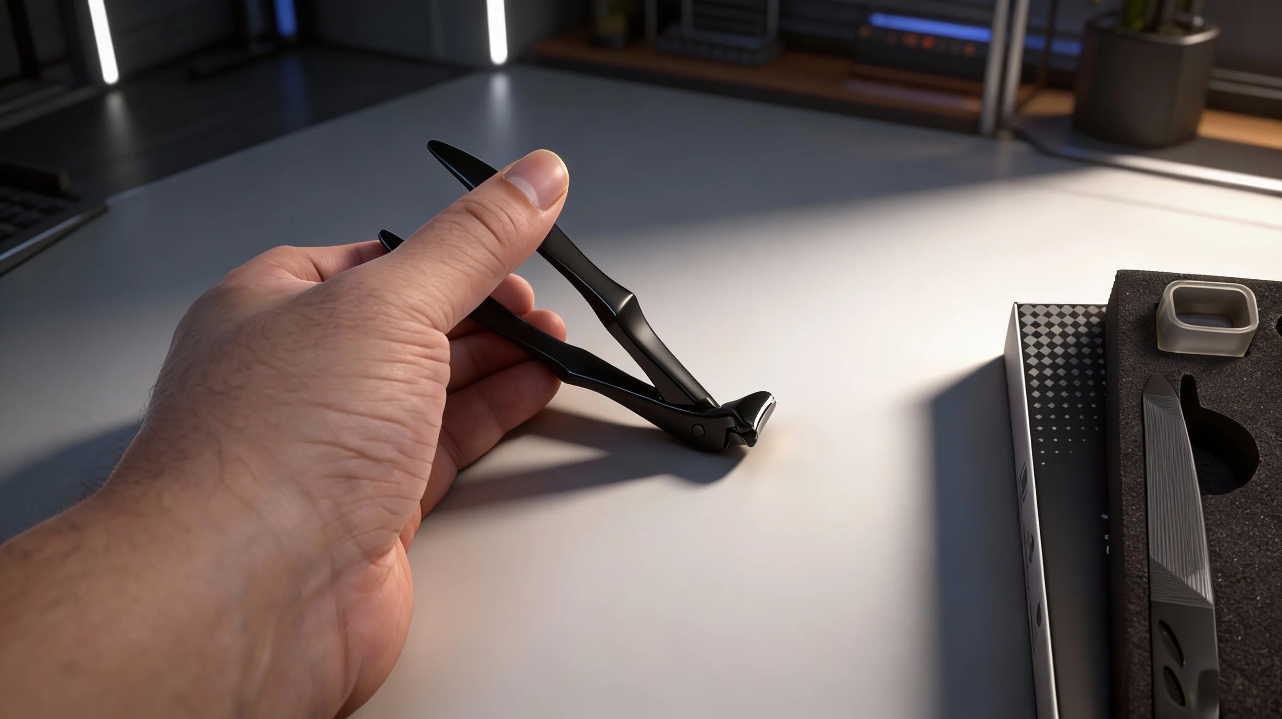 Zivoy | Ergonomic 40-Degree Angled Long-Handle Toenail Clipper for Seniors